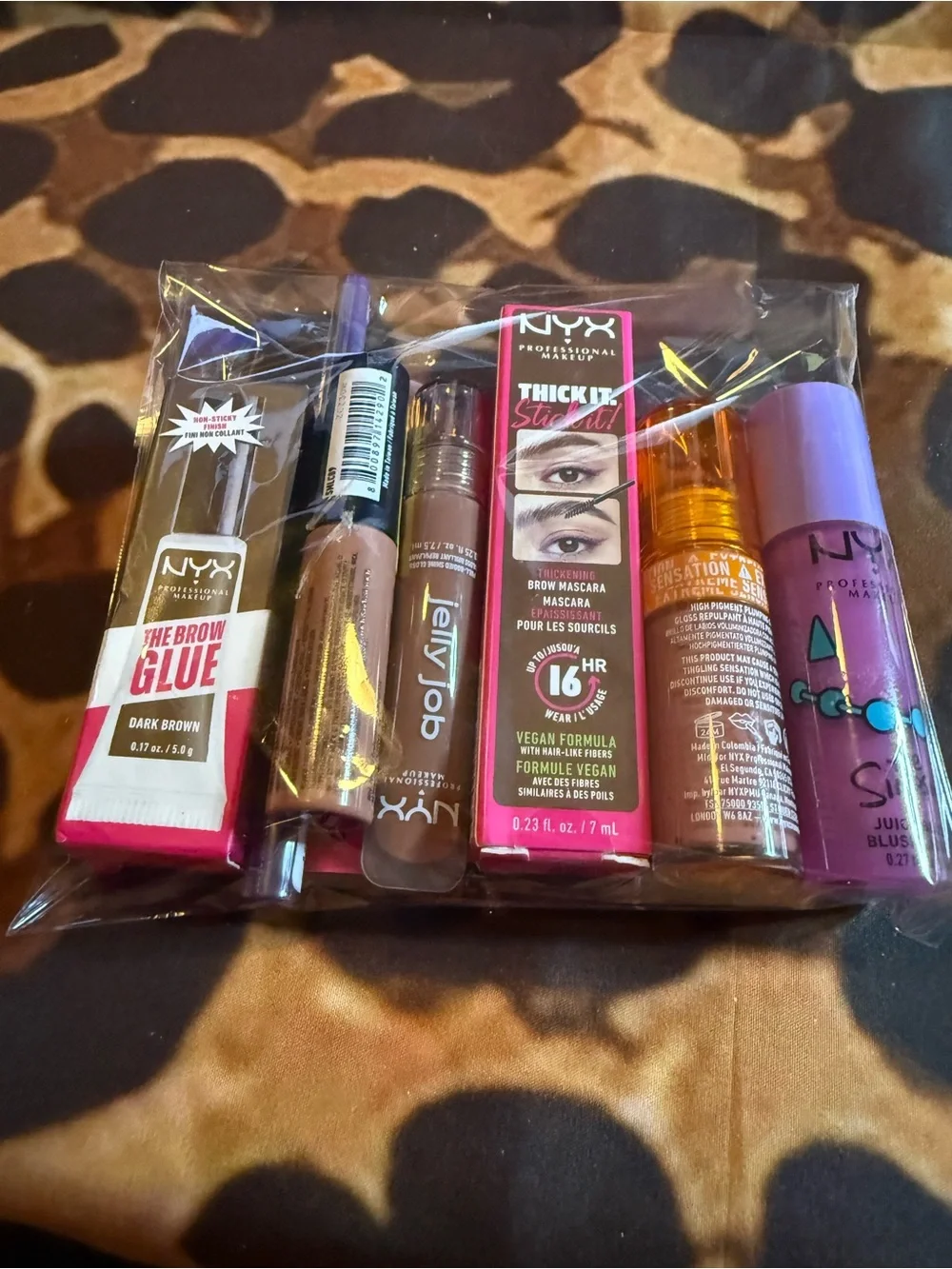 NYX Makeup Bundle- Jelly Job Brown Lip Gloss & Assorted styles- see pics